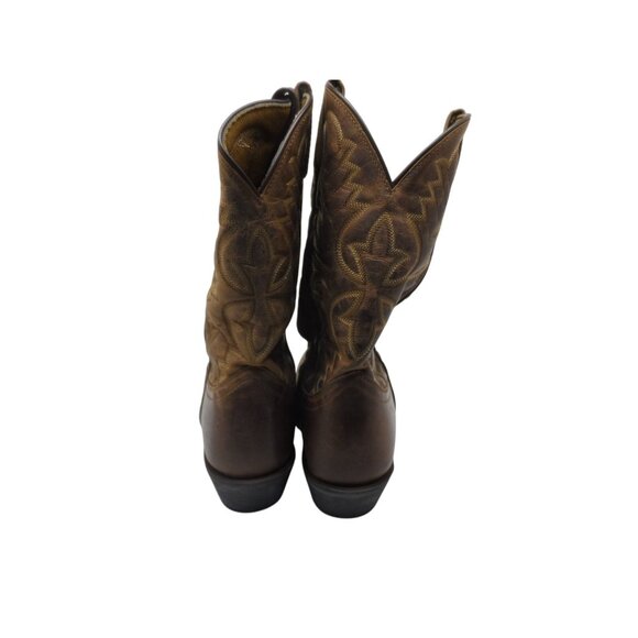 Laredo Men's 10" Birchwood Round Toe Cowboy Western Boots 68452 Brown Size 9EW - Picture 3 of 8